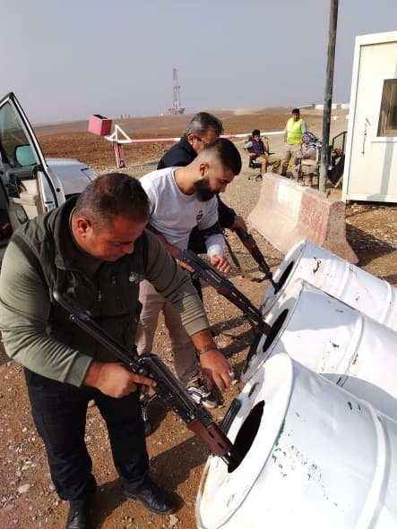 Loading an armoured vehicle